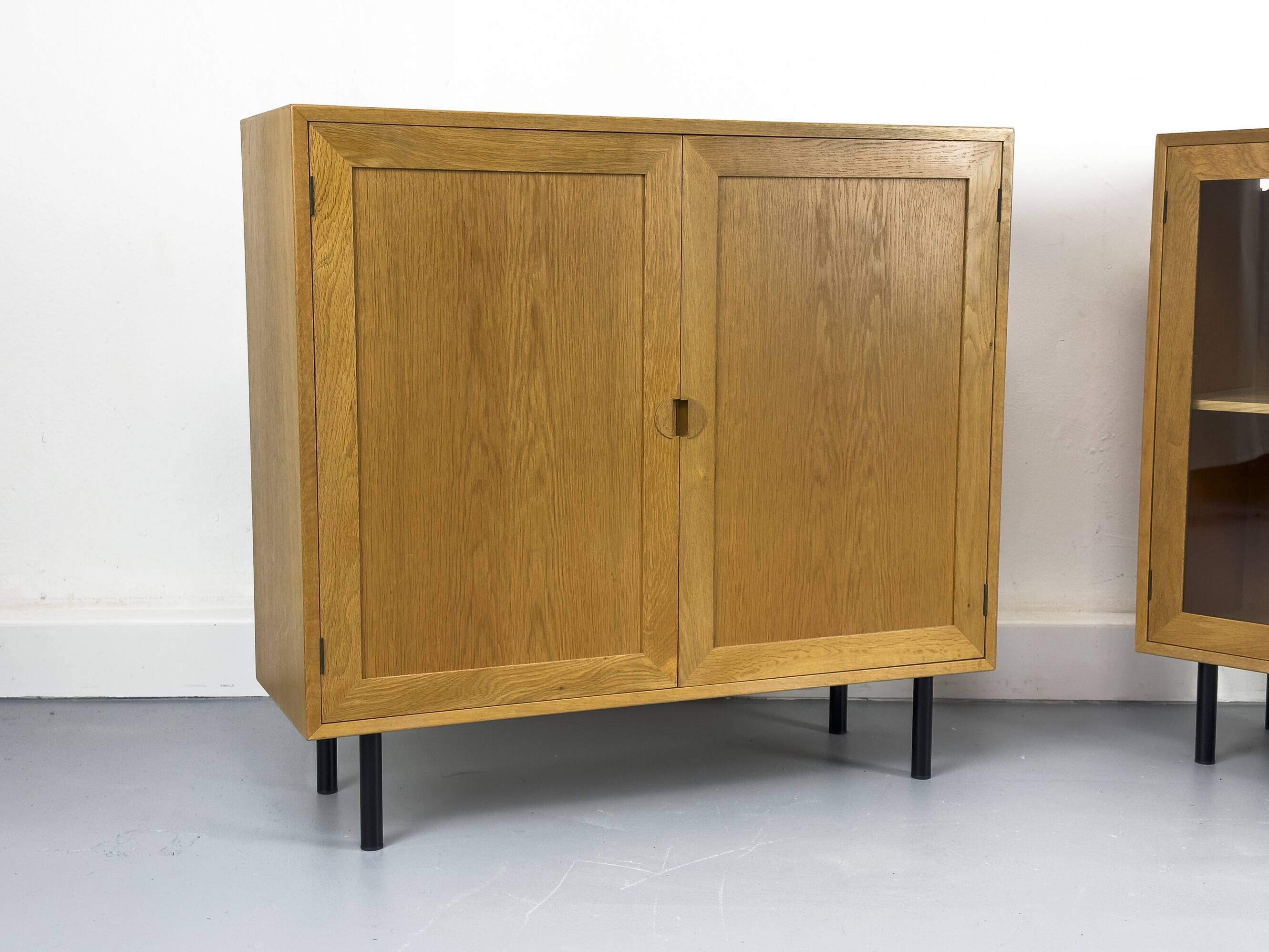 Petit meuble vitrine danois de Hansen et Guldborg, lot de 2, 1