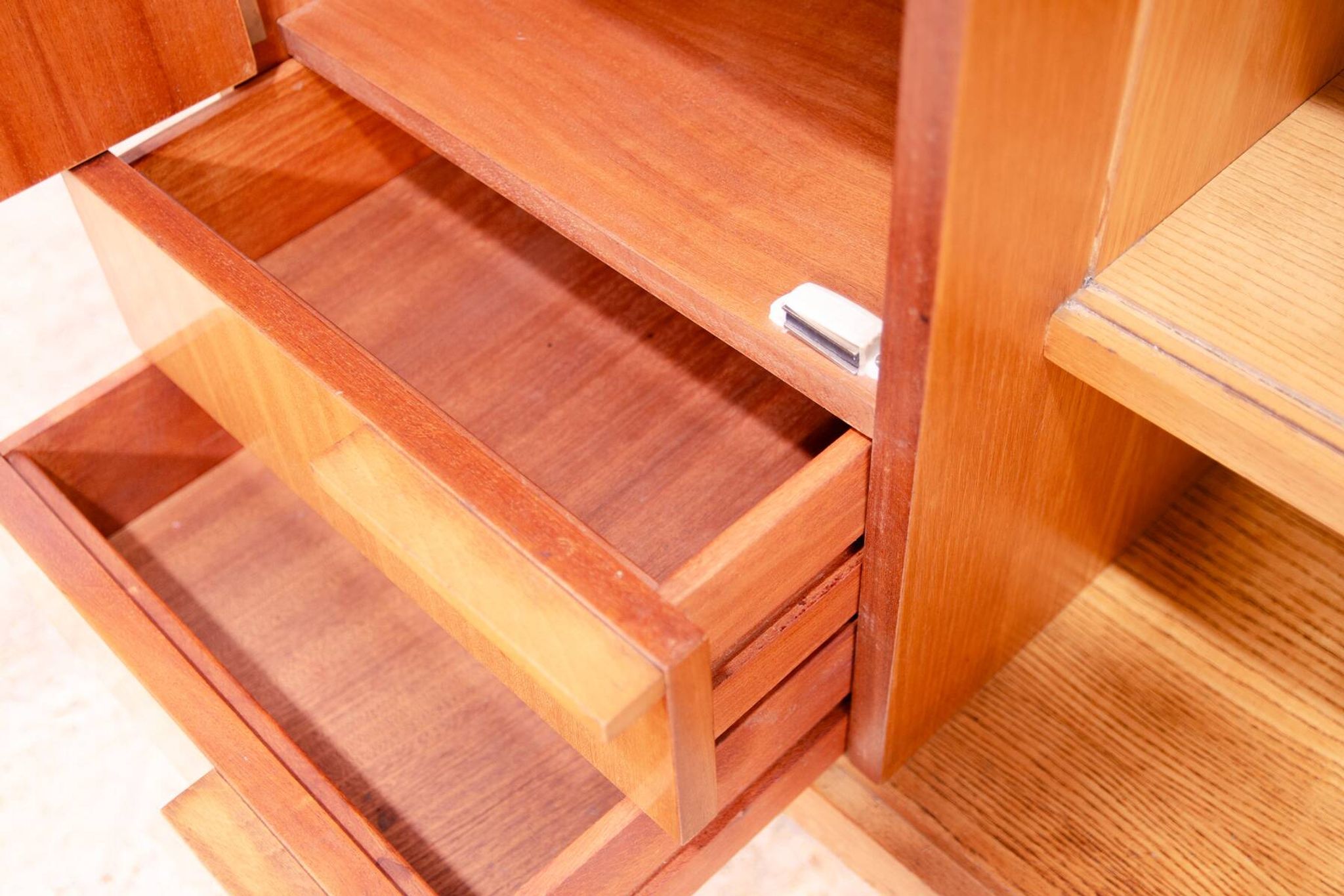 Midcentury glazed bookcase by František Mezulánik for UP Závody, 1960s
