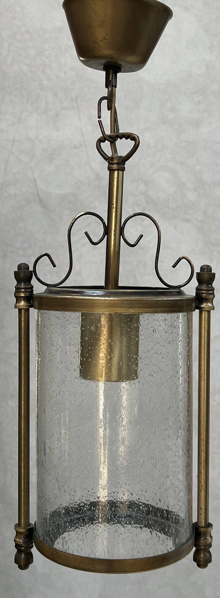 Lanterne suspendue bronze
