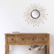 Miroir soleil en métal