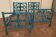 Pair of Empire style beds in patinated cast iron 20th century