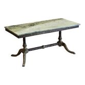20th century green marble coffee table
