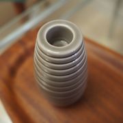 Ceramic candle holder, Danish design, 1990s, designer: Marianne Nielsen, production: Kähler Keramik