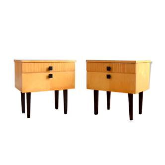 Pair of vintage bedsides 1960