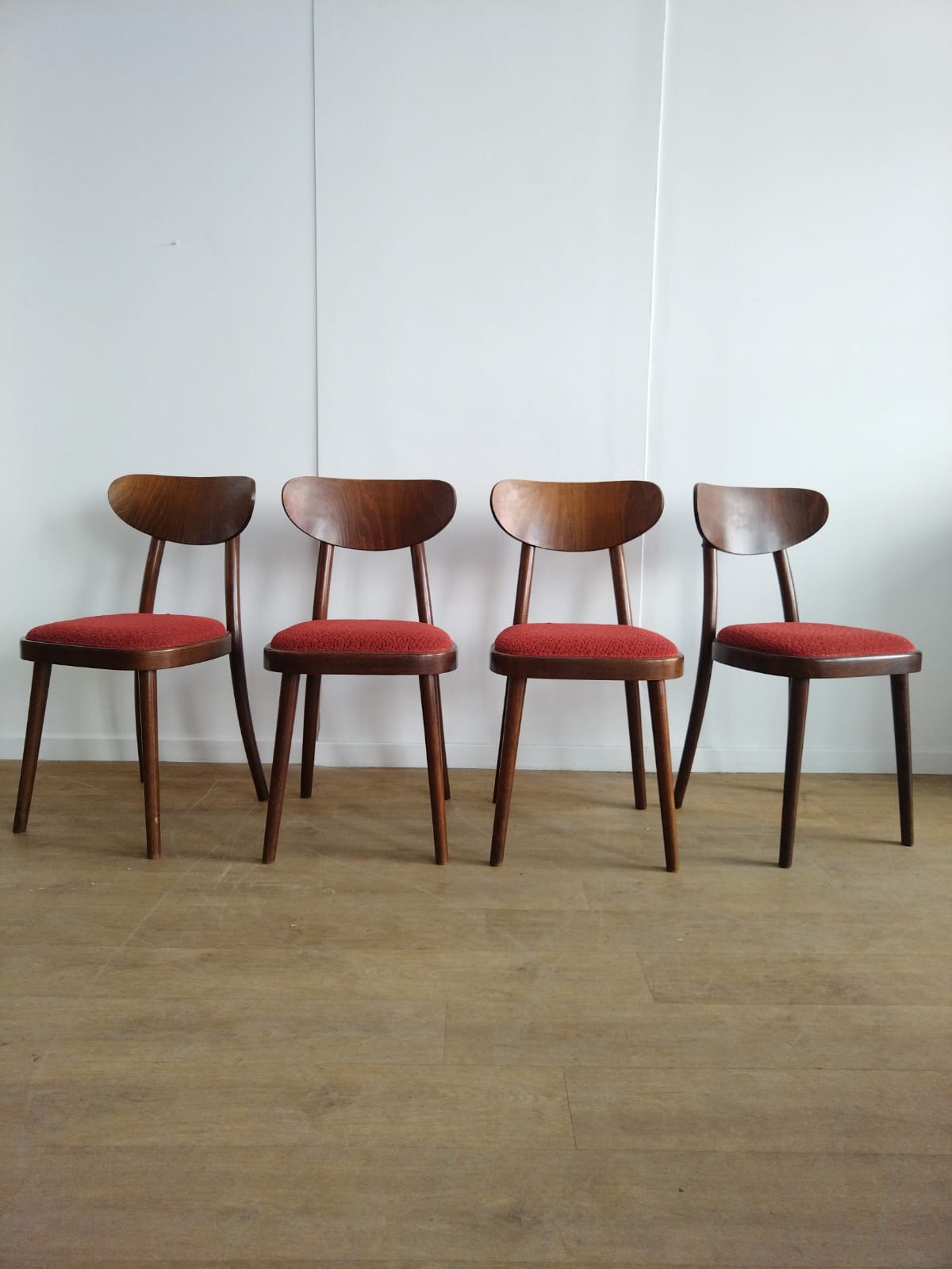Ensemble de 4 chaises vintage