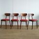 Ensemble de 4 chaises vintage