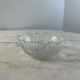 Coupelle en verre taillé bord festonné 11cm