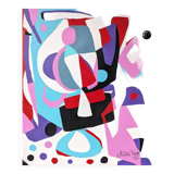 Contemporary Abstract "Morning Blues", Small Unframed Oil Painting, 2022