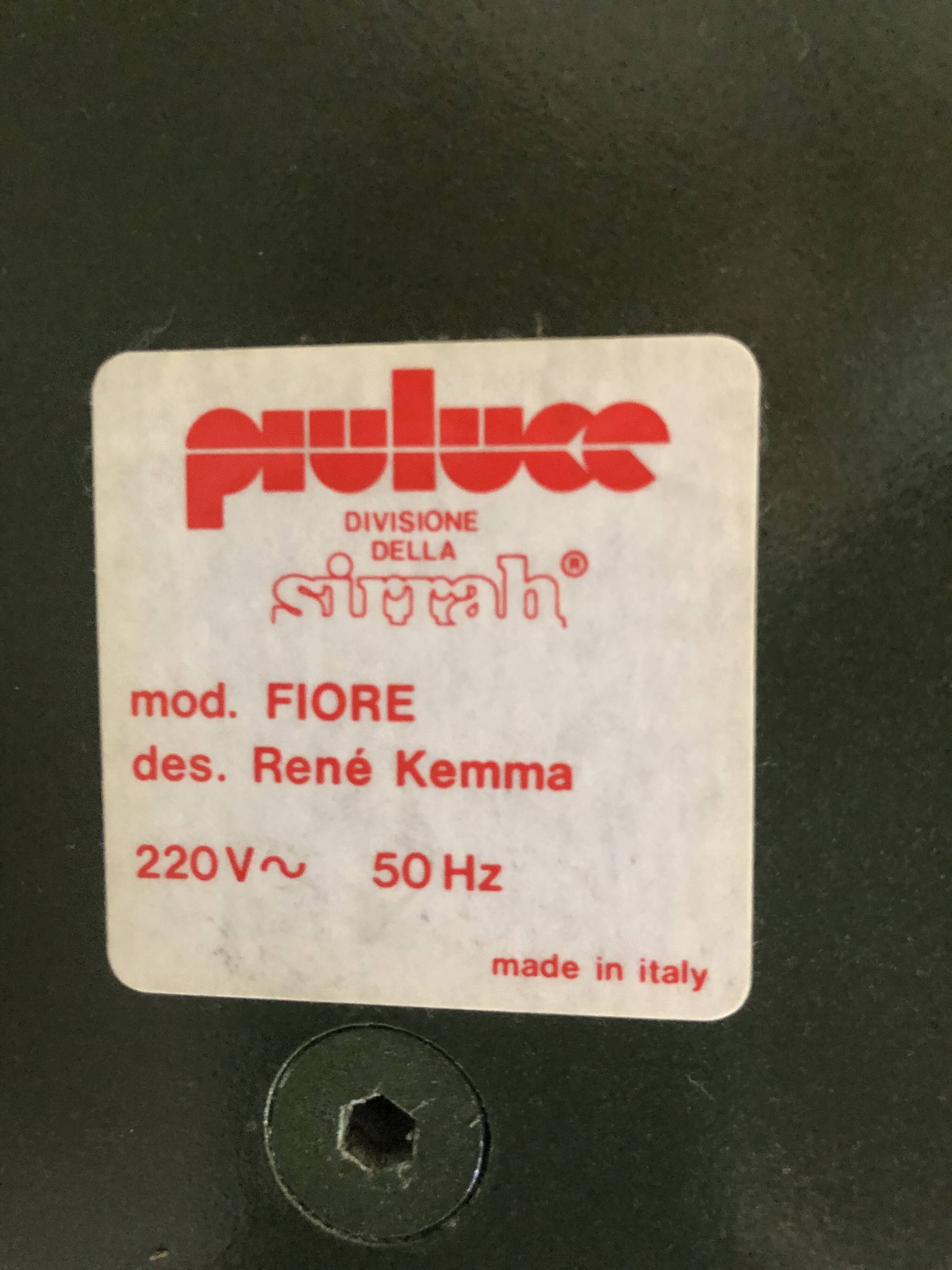 Fiore floor lamp by René Kemna for Piuluce Sirrah in 1991