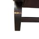Vintage brown leather two-seater sofa/chaise longue