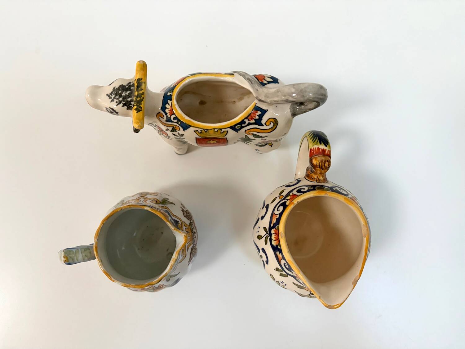 Creamer / Milk jug / Ceramic cow Aix-les-Bains