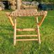 Retro bamboo stool