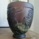 Art Nouveau vase signed Georges de Feure by Daum