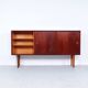 Sliding door sideboard by Omann Jun, 1960s