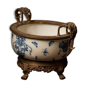 Centre de table pied - bronze