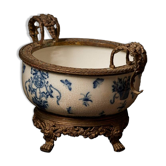 Bronze footed centerpiece