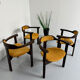4 chairs model Expo 68 designed by Robert Haussmann, 1960s vintage.