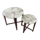 Tables Flexform marble calacatta and wood