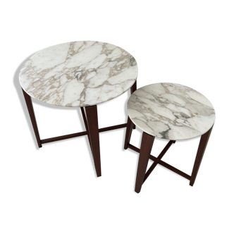 Tables Flexform marble calacatta and wood