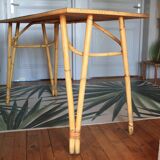 Rattan table, desk