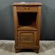 Living Room or Nightstand Table in Oak and Marble, Art Deco – 1930