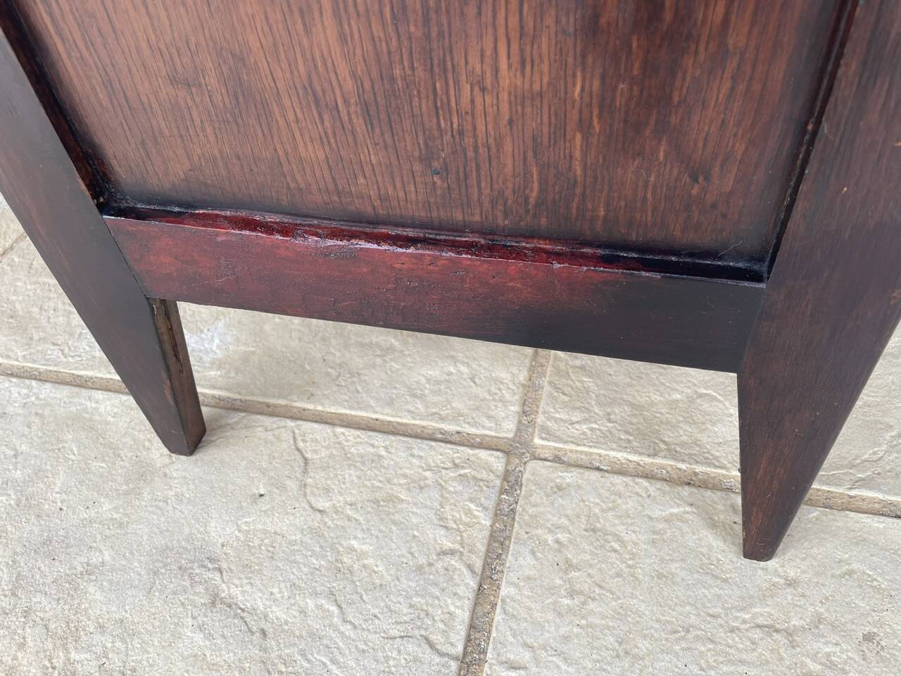 Commode de style Art Deco en noyer, circa 1950