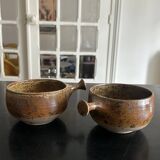 5 stoneware bowls by Charles Gaudry