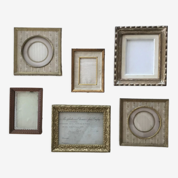 Set of 6 vintage frames