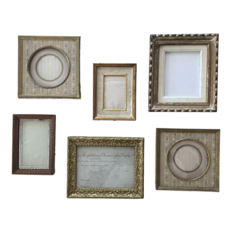 Set of 6 vintage frames
