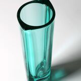 Mid-century Pressed Glass Vintage Vase by Miloš Filip  / 1963