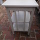 Grey wooden stool