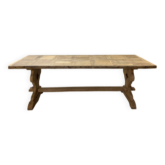 Monastery farm table parquet top