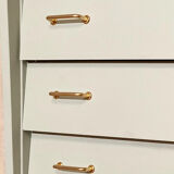 Vintage chest of drawers compass feet