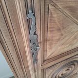 Oak solid bonnetière / wardrobe / dresser from 1940