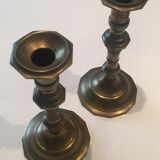 Bougeoirs en laiton
