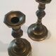 Bougeoirs en laiton