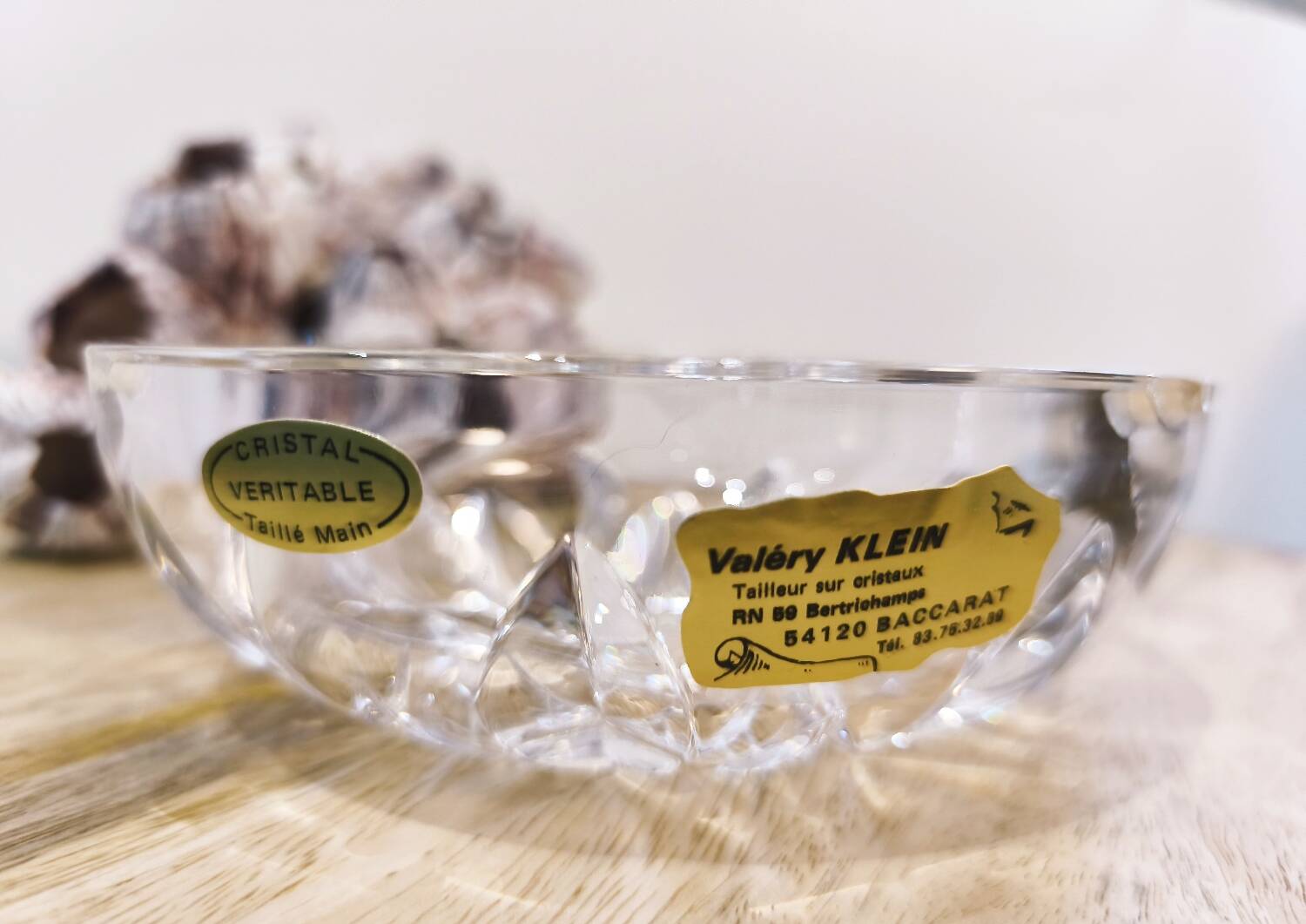 Cendrier en christal Baccarat