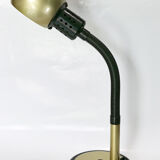 Tablle lamp or desk aluminor 1970's rare golden color