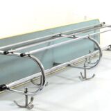 Porte-manteau vintage bleu des années 50