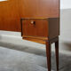 McIntosh vintage teak Scandinavian headboard, 1960