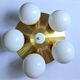 Rare Midcentury Flush Mount Sputnik, Space Age, 1970s