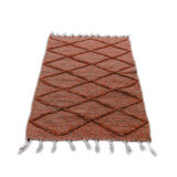 Berber carpet terracota 102x155 cm
