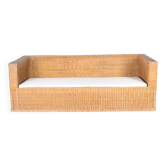 Wicker canapé