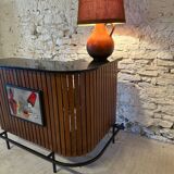 Vintage 1960 ceramic corner bar