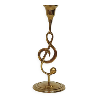 “Treble Clef” Candle Holder