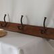 Vintage country wall coat rack