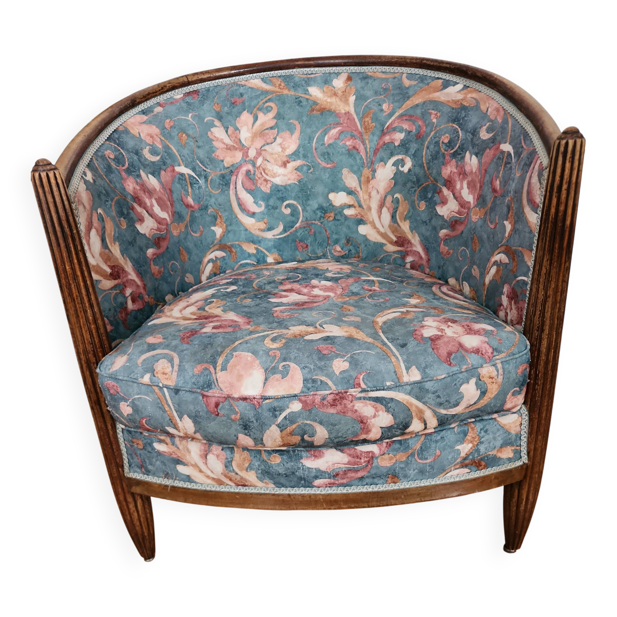 Art Deco Barrel Chair