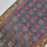 Geometric Design Oushak Runner Rug sku 2540