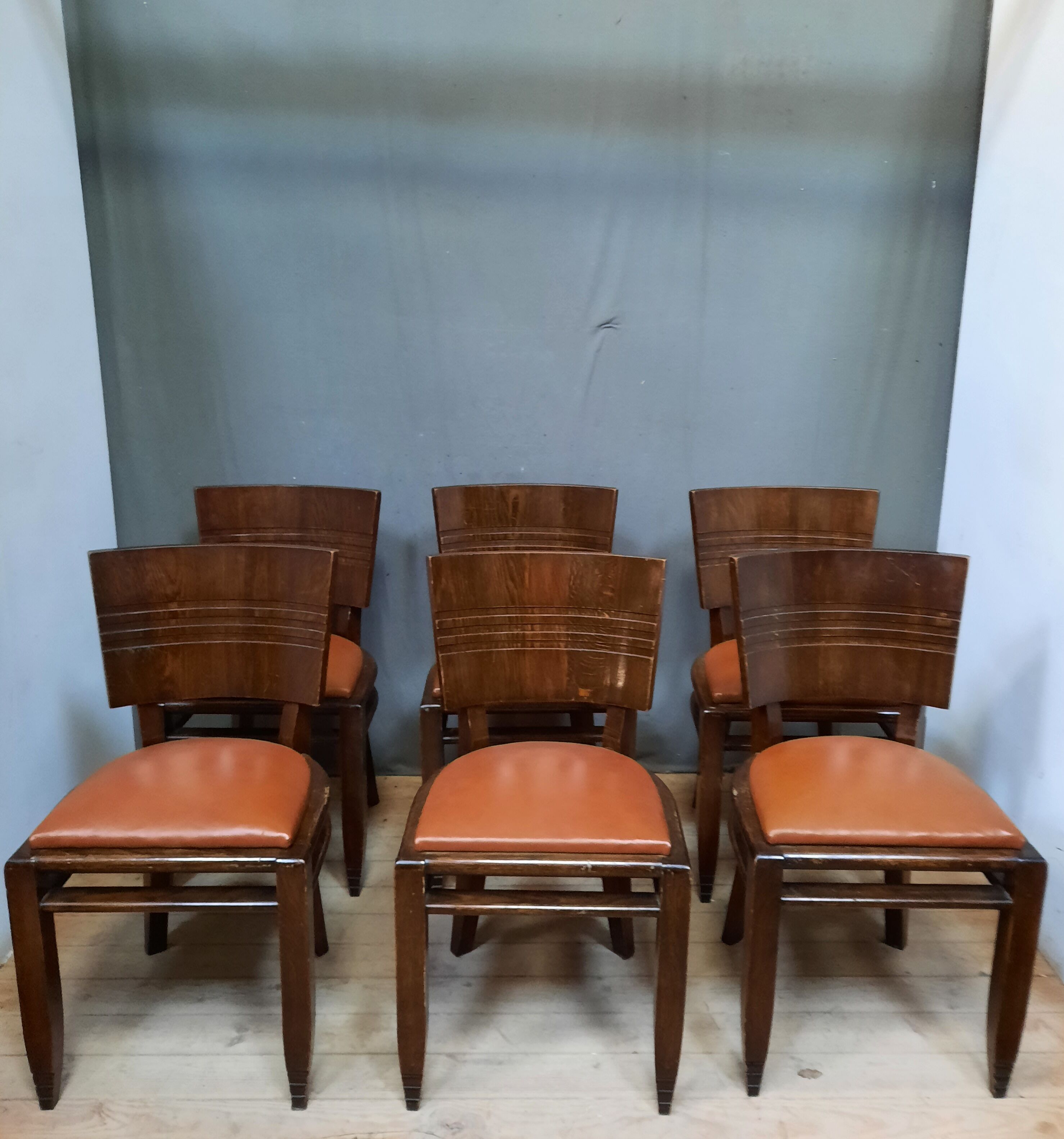 Series of 6 chairs year 1930