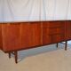 Scandinavian teak line sideboard